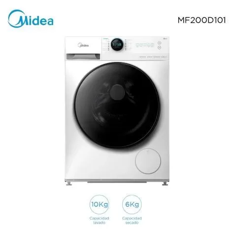 primer imagen de Lavasecarropas Midea 10Kg/6 Kg MF200D101